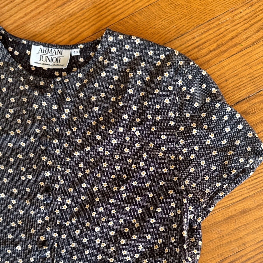 Armani Junior button up dress